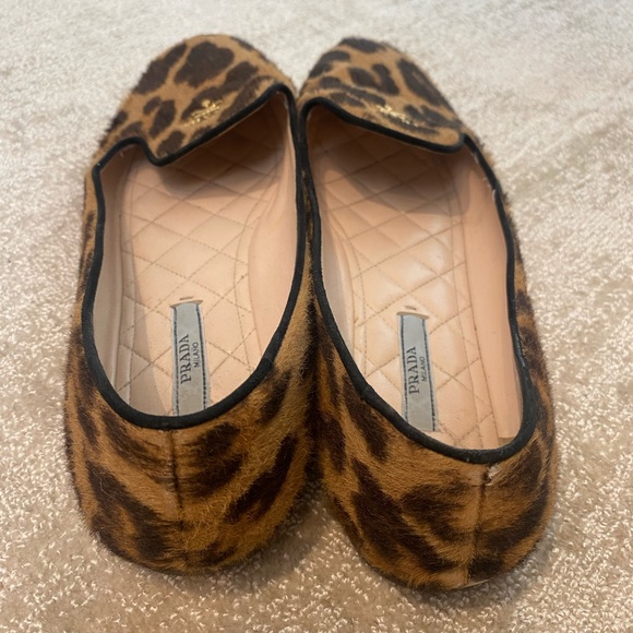 AUTHENTIC Prada Animal Print Loafers - Picture 3 of 4